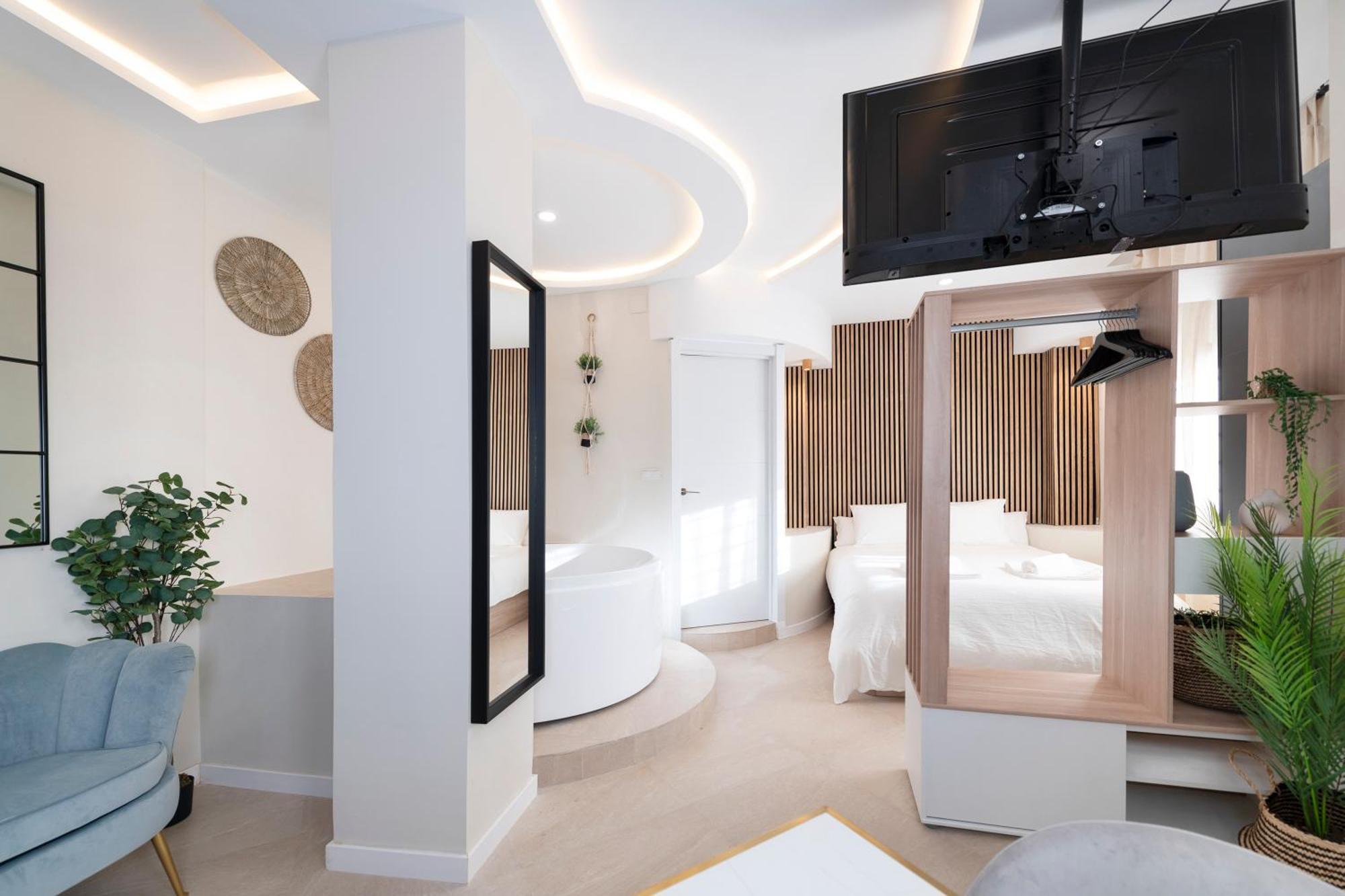 Appartamento Malaga Boutique V.V Luxury Jacuzzy Esterno foto
